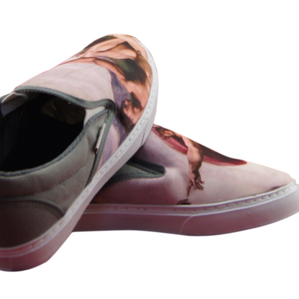 MEN'S PRINTED CANVAS SNEAKERS MICHELANGELO - Picture 2 of 5
